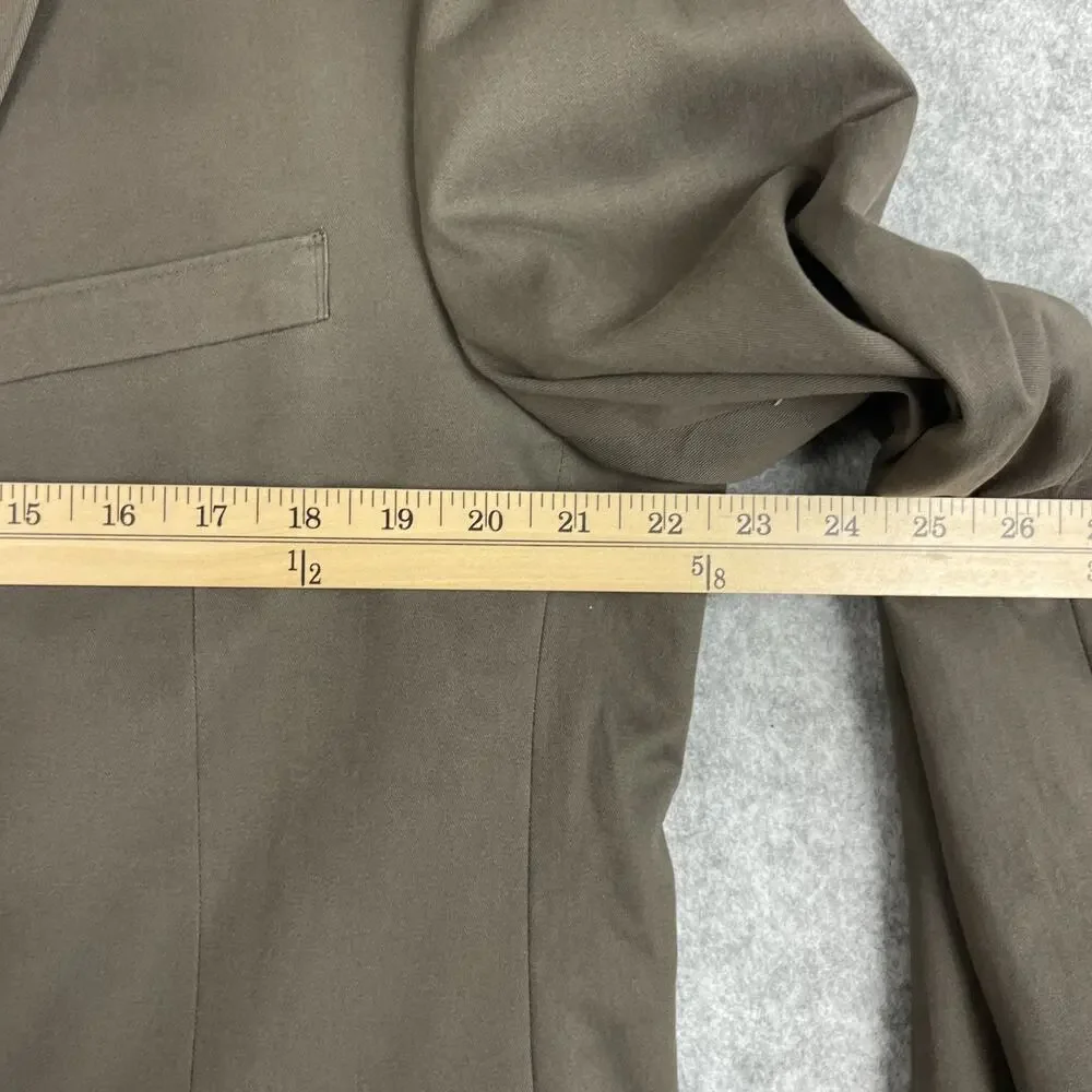 Jos A Bank Suit Mens‎ 2 PC Brown Blazer 43R Pant 36 Unhemmed 2 Button Cotton NEW